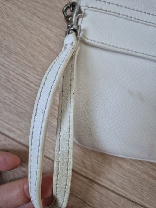 Mała kopertówka torebka biała Rebecca Minkoff używana