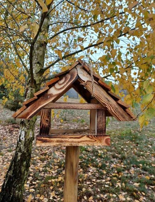 Karmnik dla ptaków budka dekoracja ogród taras dom