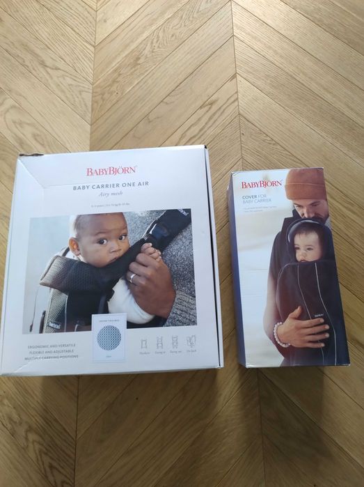 ZESTAW Nosidło BabyBjorn ONE AIR + pokrowiec.