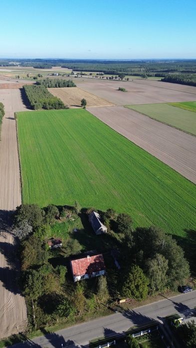 Działka budowlana, dom Czerwonka Szlachecka, duża działka
