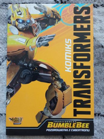 Transformers komiks, książka Bumblebee Pozdrawienia z Cybertronu