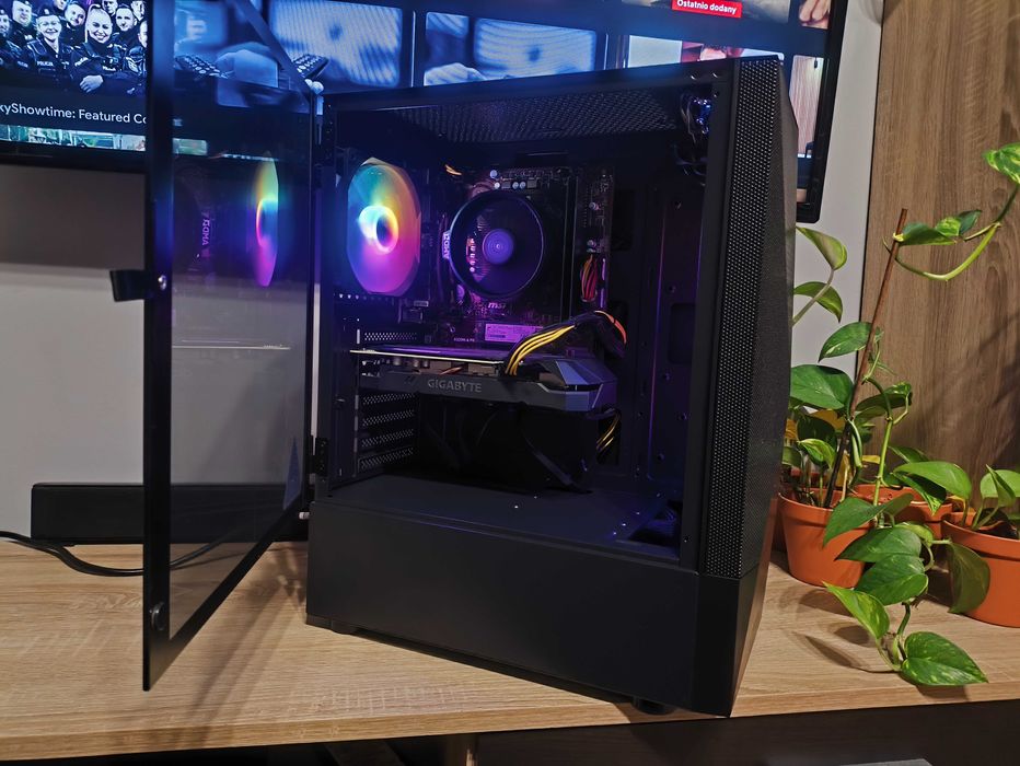 Komputer gamingowy do gier - Ryzen 5 | Nvidia | SSD | WiFi | Windows11