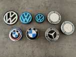 Kit conjunto 4 centros emblema jante bmw mercedes vw