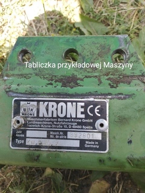 Krone KM6.40/6 16x27 zębów koła zębate