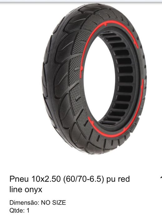 Pneu 10x2.50 (60/70-6.5) pu red line onyx
Dimensão: NO SIZE