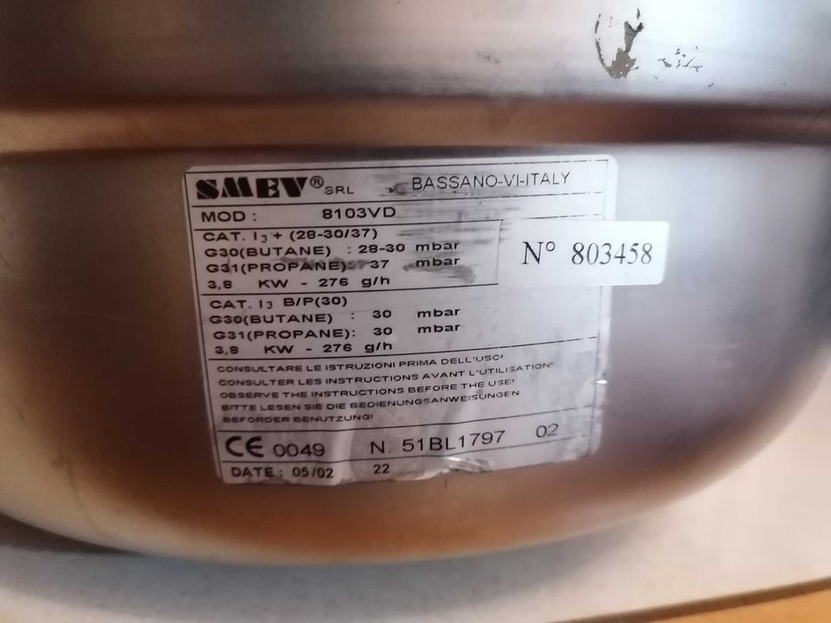 Zlew bateria kuchnia gazowa Smev Hobby