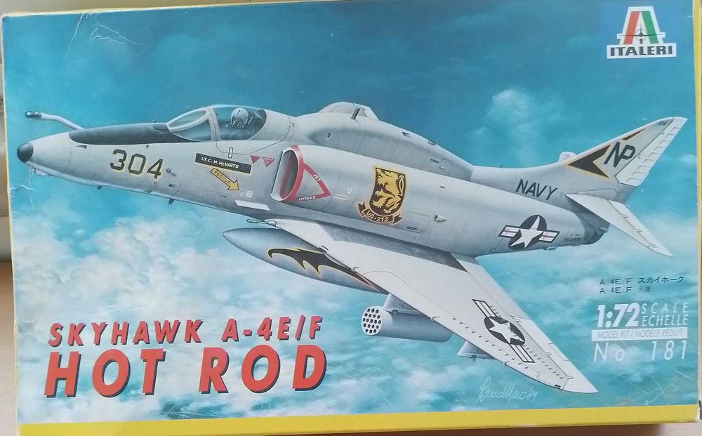 1/72 Italeri Douglas A-4 E/F Skyhawk + Eduard Photoetched  A-4