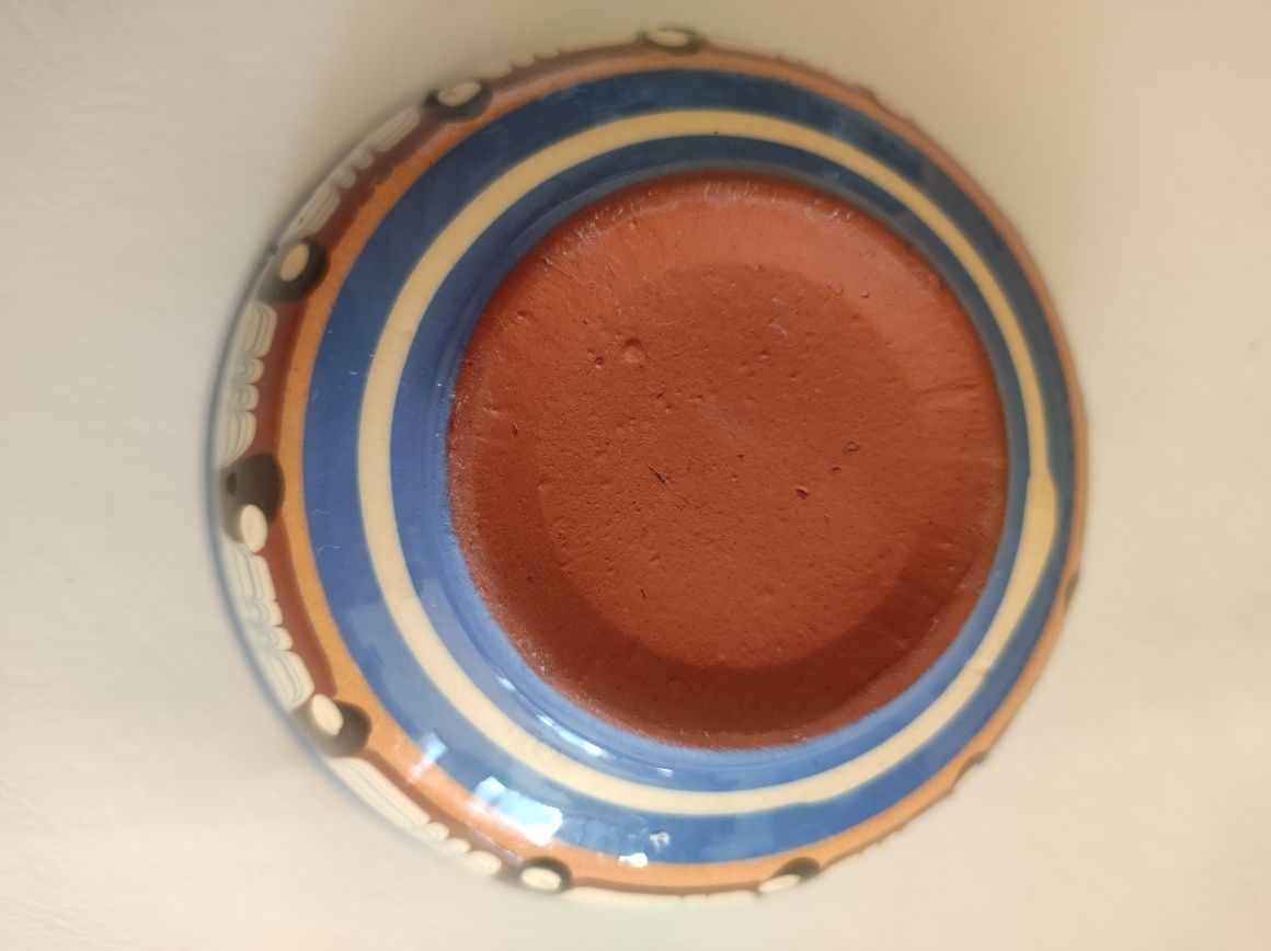 Miseczka kupiona w Grecji bułgarskie motywy ludowe ceramika