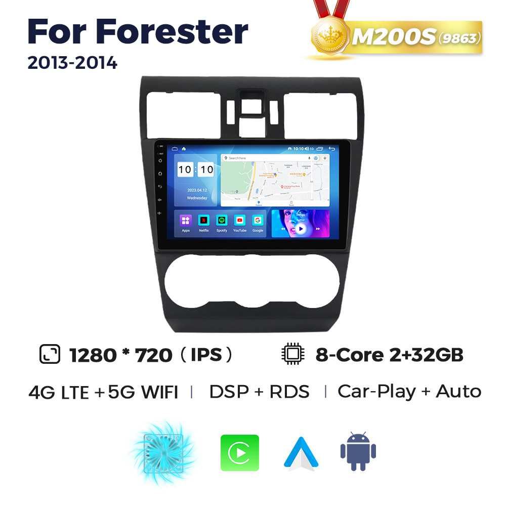 Штатна магнітола Subaru Forester android GPS навігація Субару
