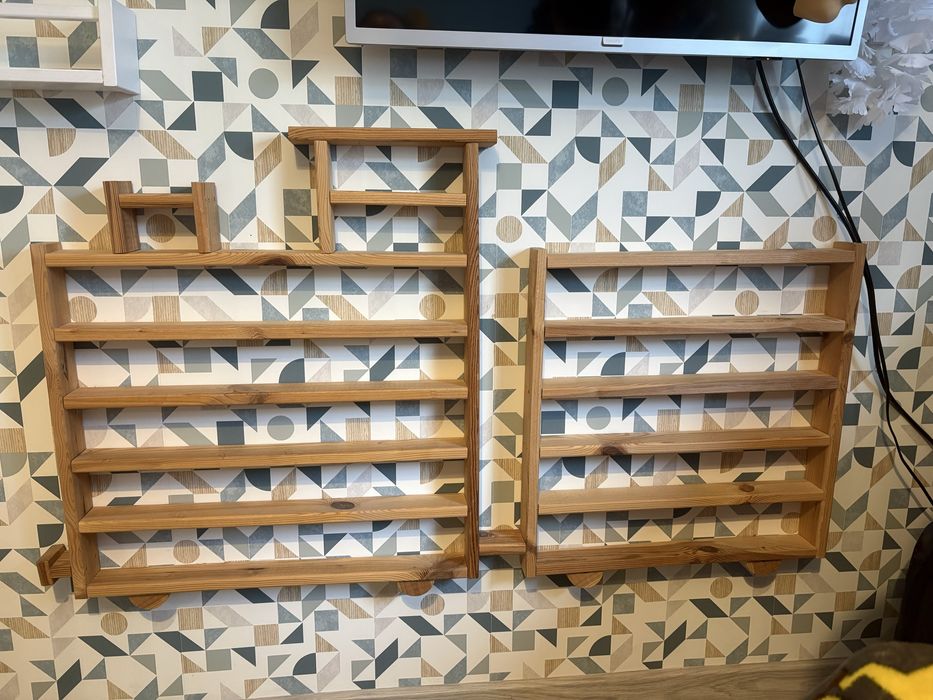 Półka ciuchcia na autka/resoraki + gratis 5 resoraków