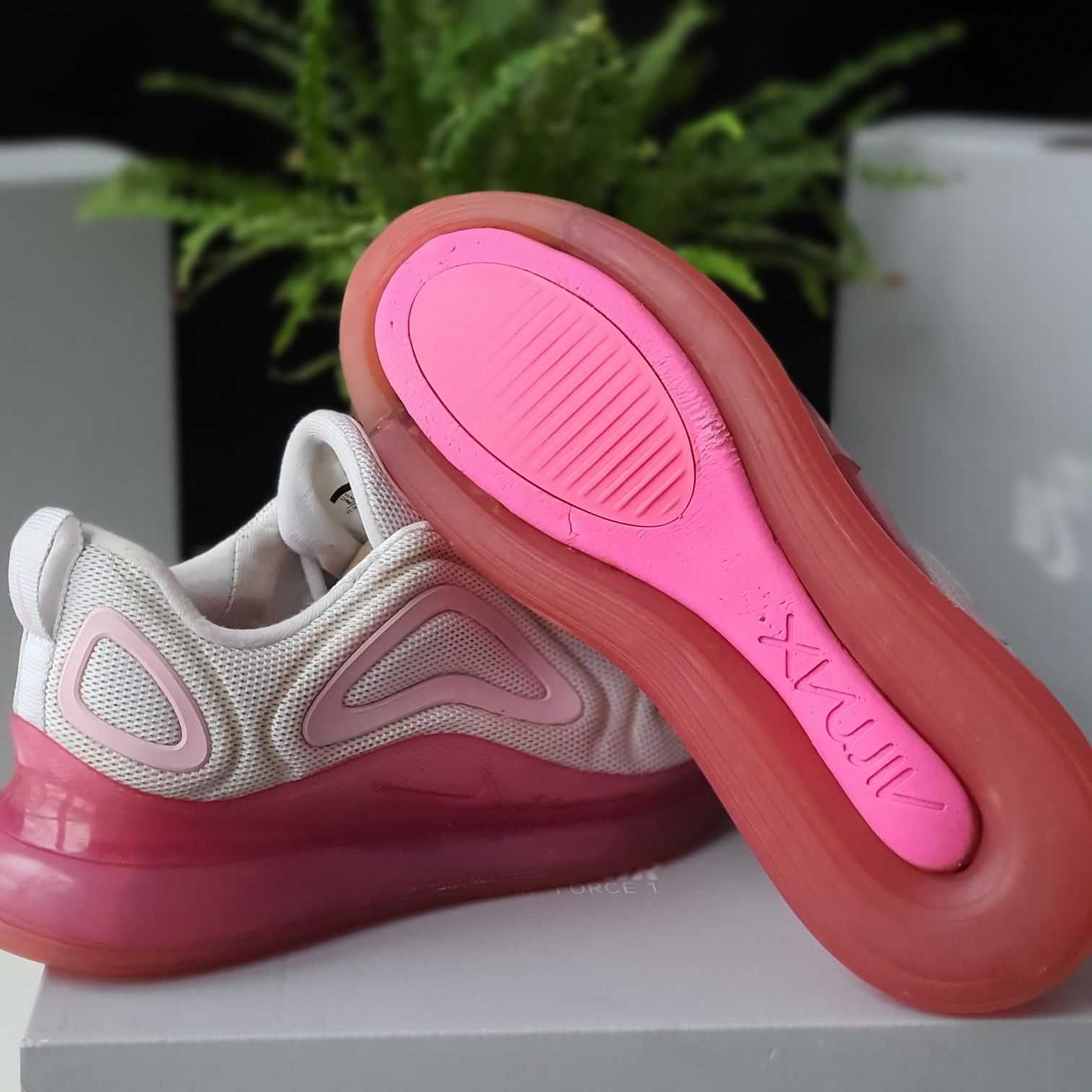 Buty NIKE Air Max 720 - białe / różowe - 40 - oryginalne