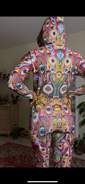 теплий комбінезон спортивний на флісі з капюшоном М