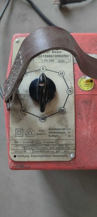 Spawarka 230v Ręczna Niemiecka solidna Kompletna