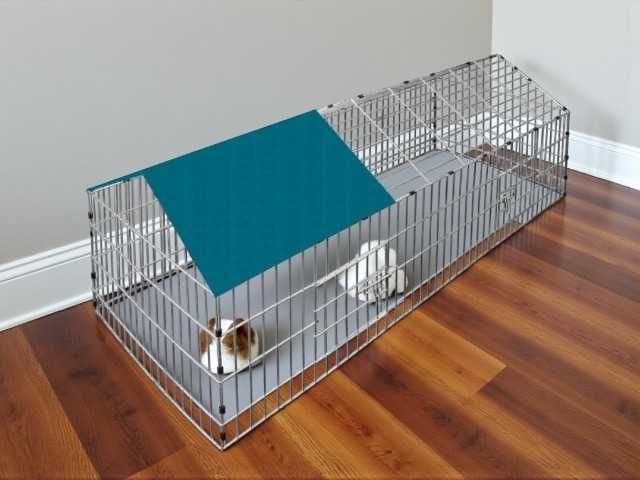 DUŻA PRZESTRZEŃ DLA KRÓLIKA Klatka kojec dla małych zwierząt zagroda
