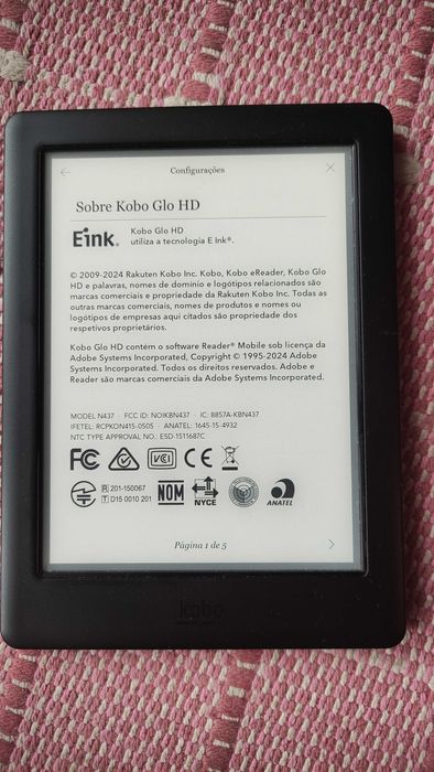 eReader - Kobo Glo HD