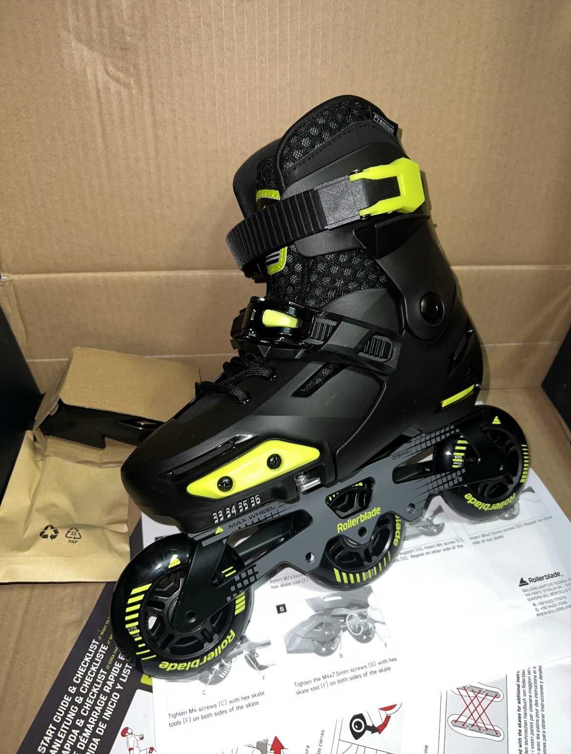 Ролики дитячі Rollerblade Apex 3WD 2024