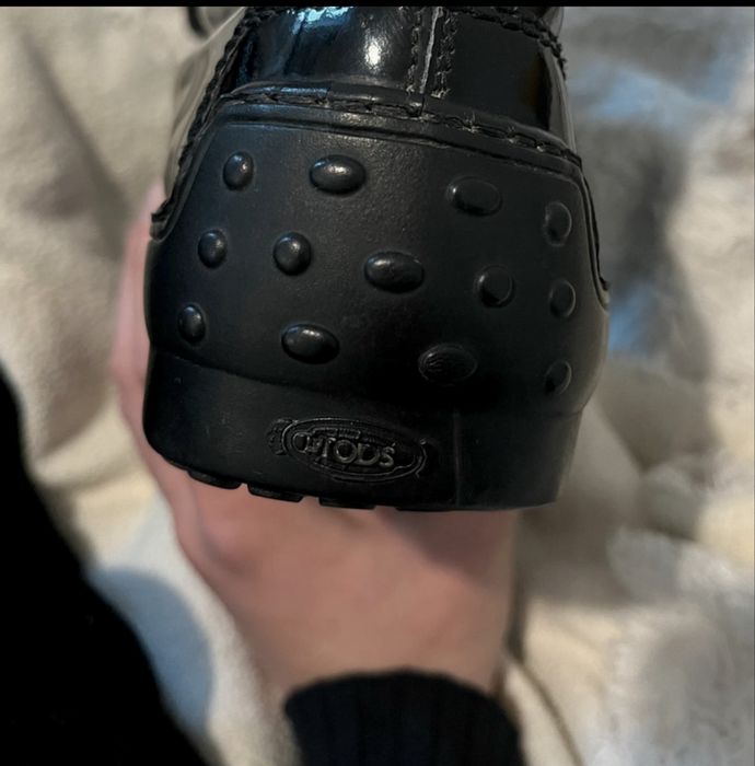 Oryginalne buty Tods skórzane