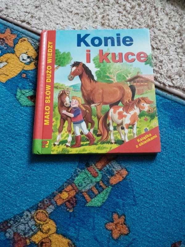 Konie i kuce ksiażeczka z okienkami