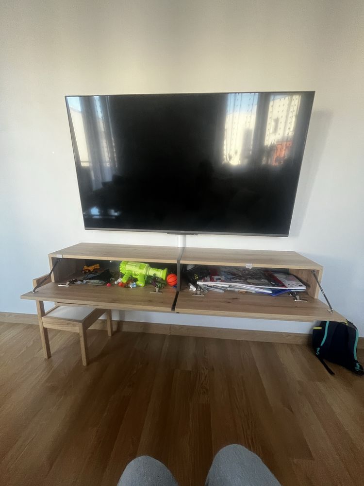 Szafka RTV Mirrgo 140 cm Dąb Artisan