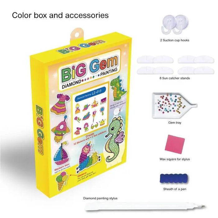 Алмазні мозаїки: транспорт, космос, літо.