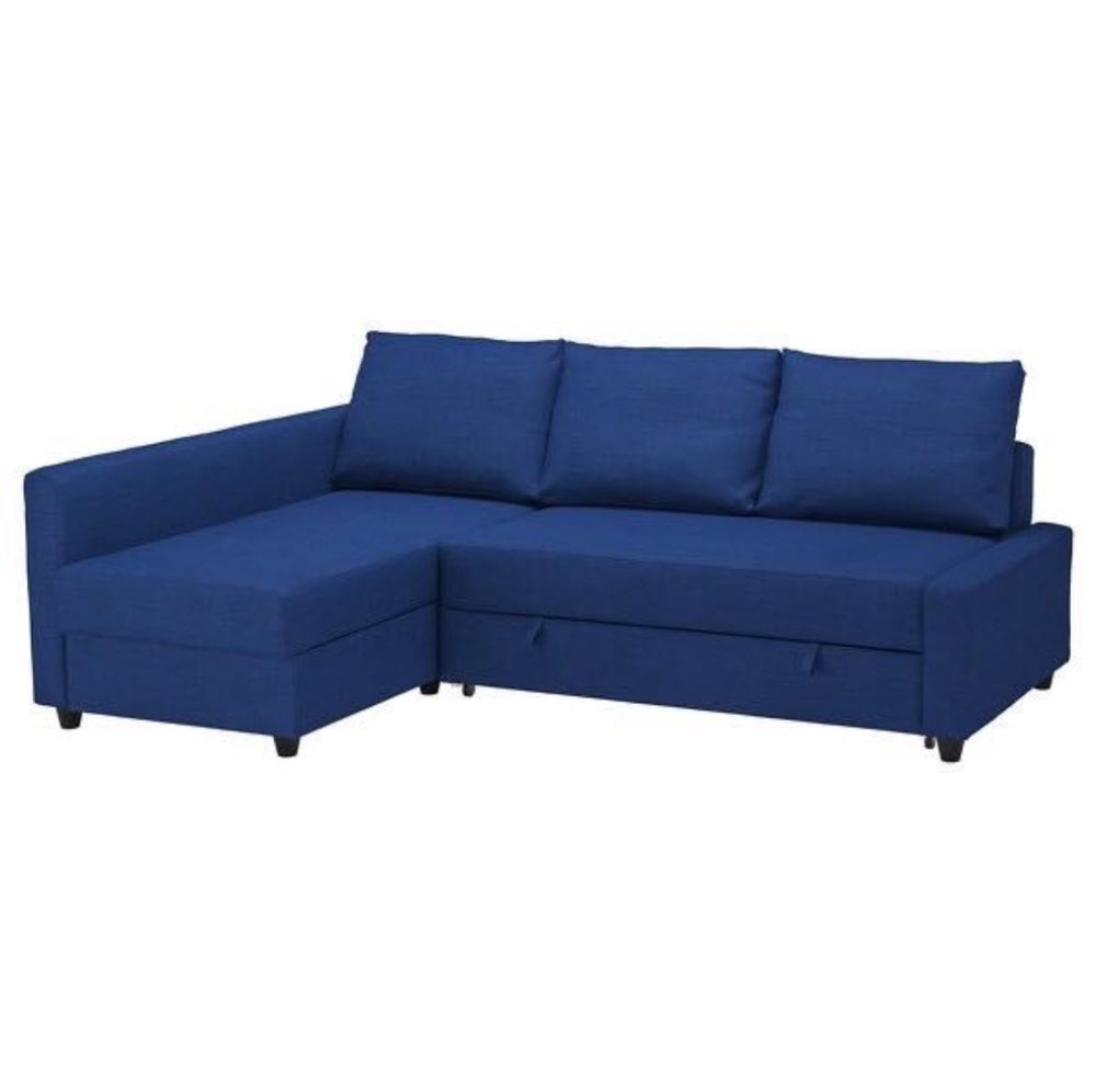 Sofá-cama de canto c/arrumação - IKEA
