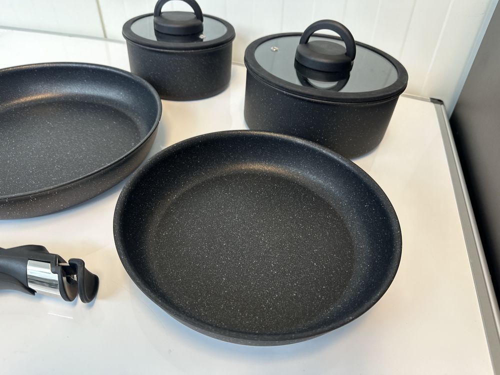 Moneta Etnea zestaw 7- częściowy (garnki + patelnie) 16/20/24/28cm