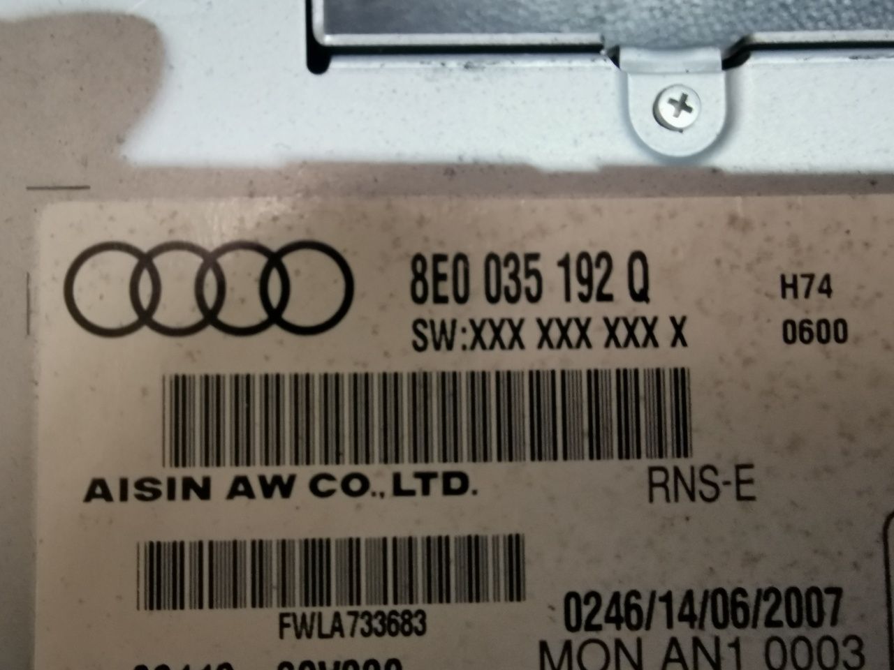 Radio nawigacja duża RNSE Audi A4 b6 b7 exeo 2din stan bdb