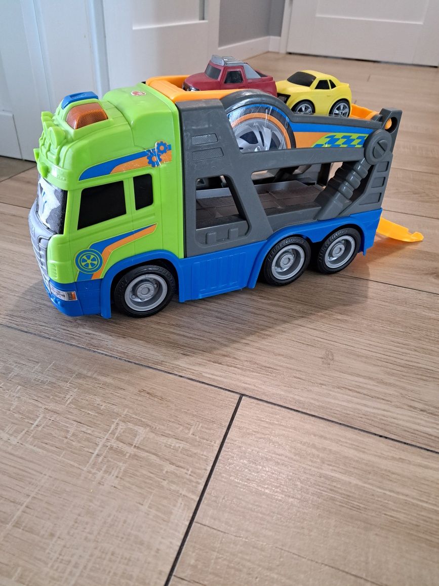 Dickie Toys Happy Scania Car Transporter,