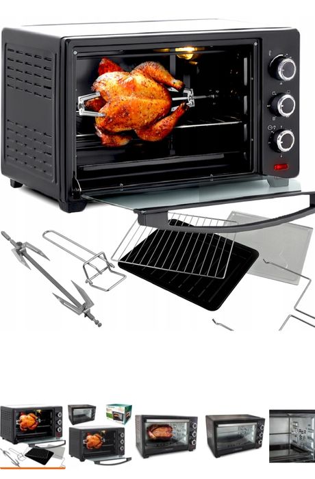 Mini piekarnik piecyk elektryczny z termoobiegiem 25l przenośny