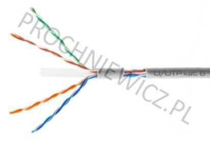 Kabel sieciowy nieekra. U/UTP kat.6 Pullbox 305m