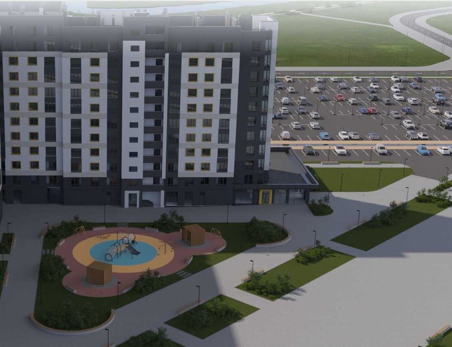 10 хв до Києва! 1-кімнатна 38 м² у новому ЖК!