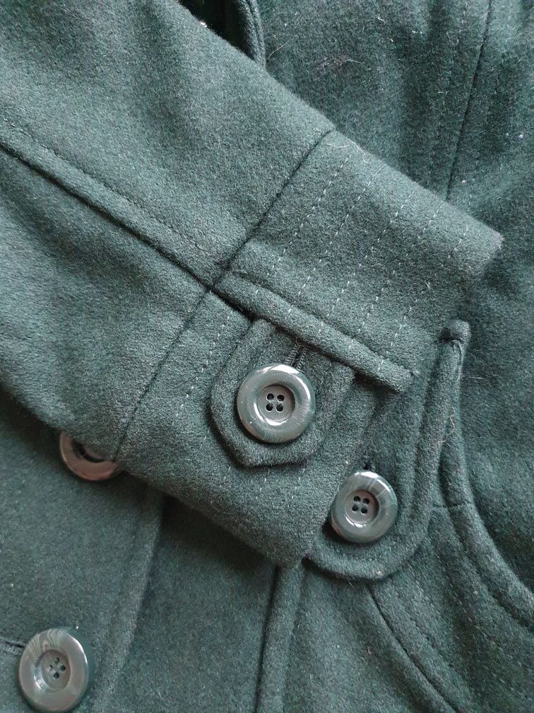 Ciemnozielony płaszcz Vero Moda, r. XL