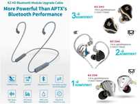 Комплект: наушники KZ ZSX / ZAX / ZAS +Bluetooth 5.0 модуль KZ AptX HD