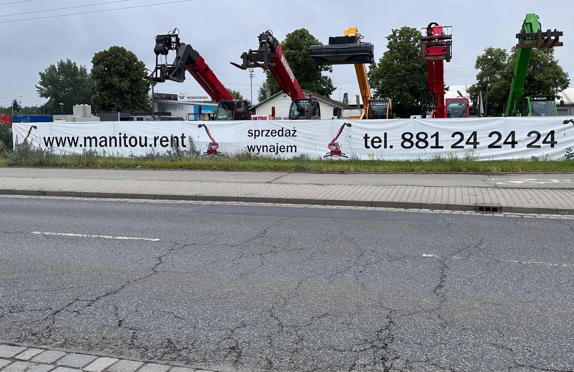 Wynajem ładowarek teleskopowych MANITOU, MERLO, JCB, DIECI