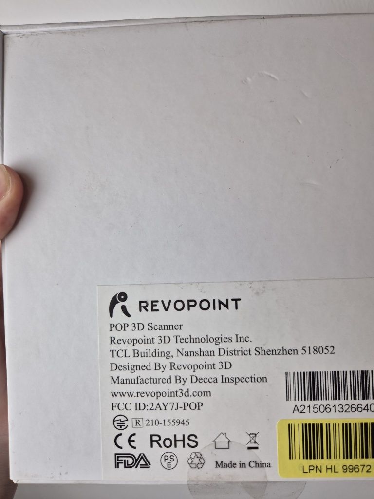 3D сканер REVOPOINT pop