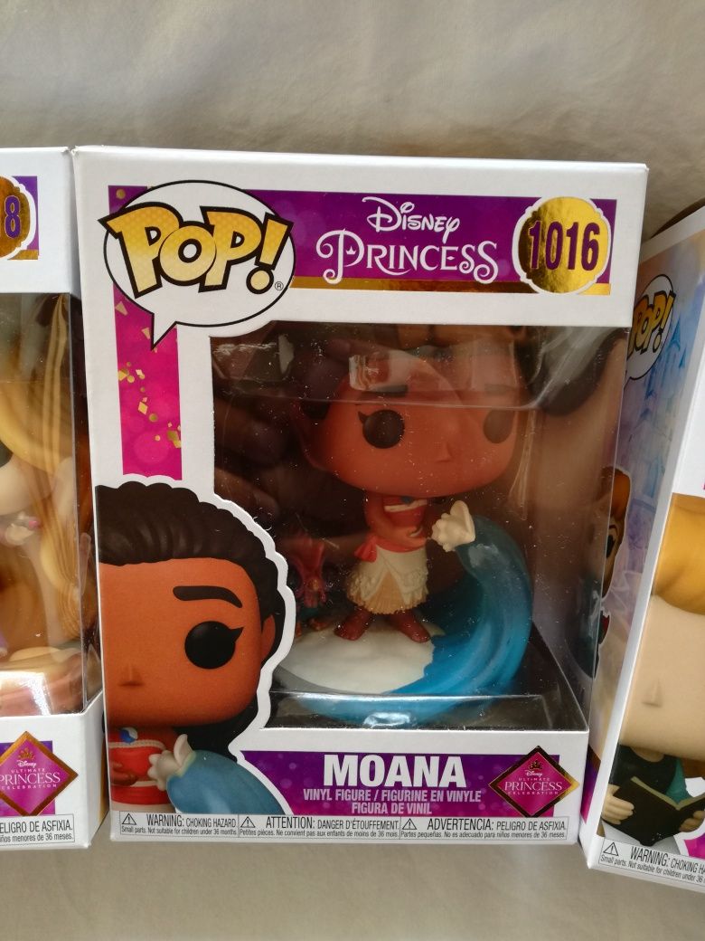 Funko pop Disney Princess Ultimate 1015, 1016 e 1018