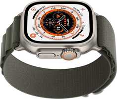 Apple Watch Ultra (GPS + Cellular), caixa de titânio de 49 mm