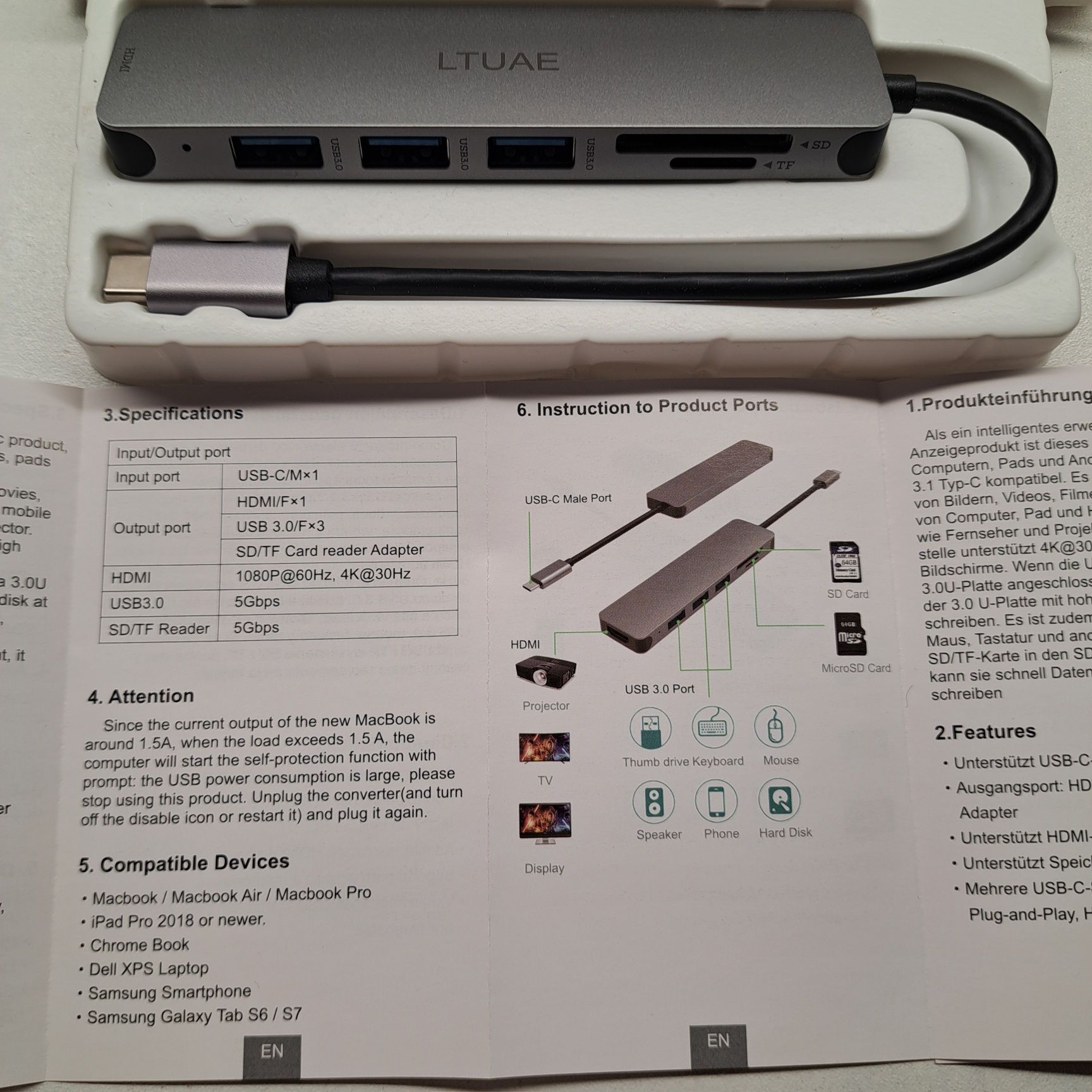 Multi Adapter Usb Typ-C