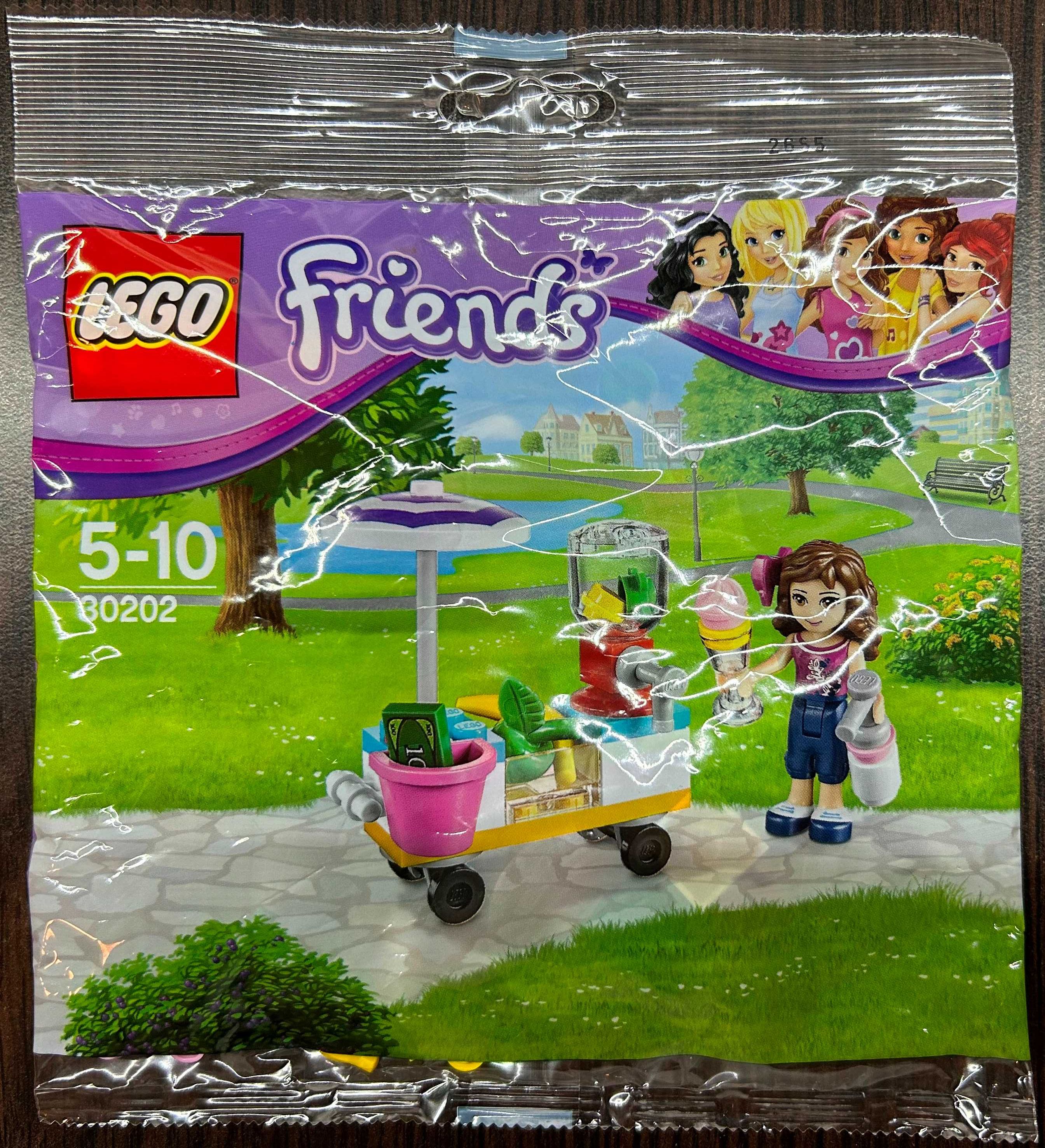 Klocki Lego Friends 30202 Budka z koktajlami/Wózek z lodami Emmy -NOWE