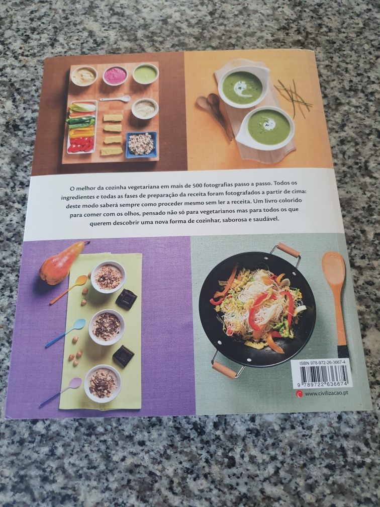 Livro de receitas vegetarianas