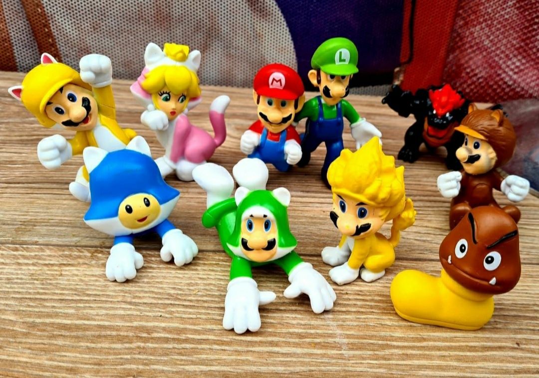 Super hit zestaw 10 sztuk Super figurka z świata Mario