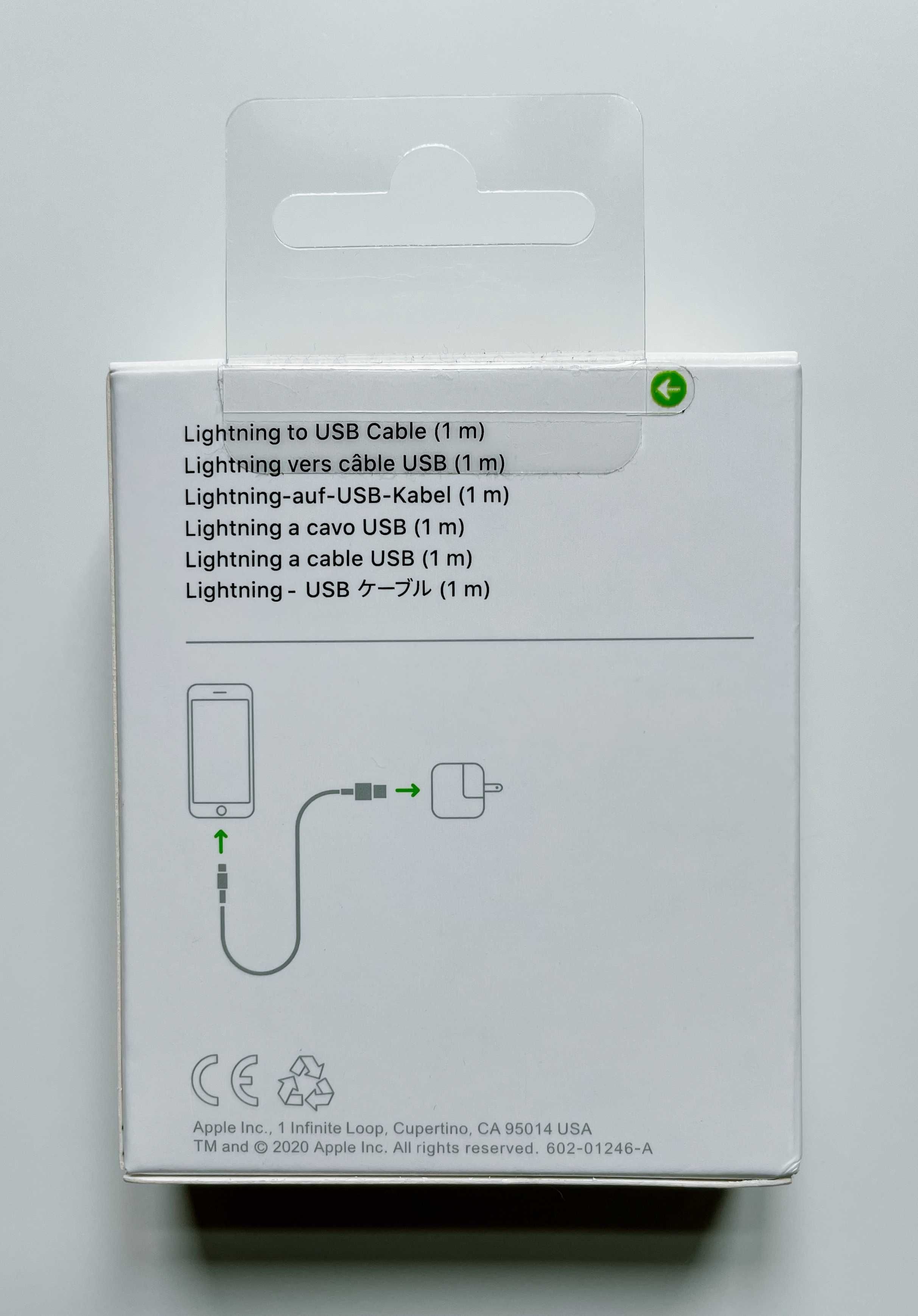 Przewód Apple Lightning-USB. Kabel 1m, oryginalny. iPhone,iPad,AirPods