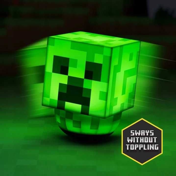 Lampka Minecraft Creeper Licencja Kołysząca się * Video-Play Wejherowo