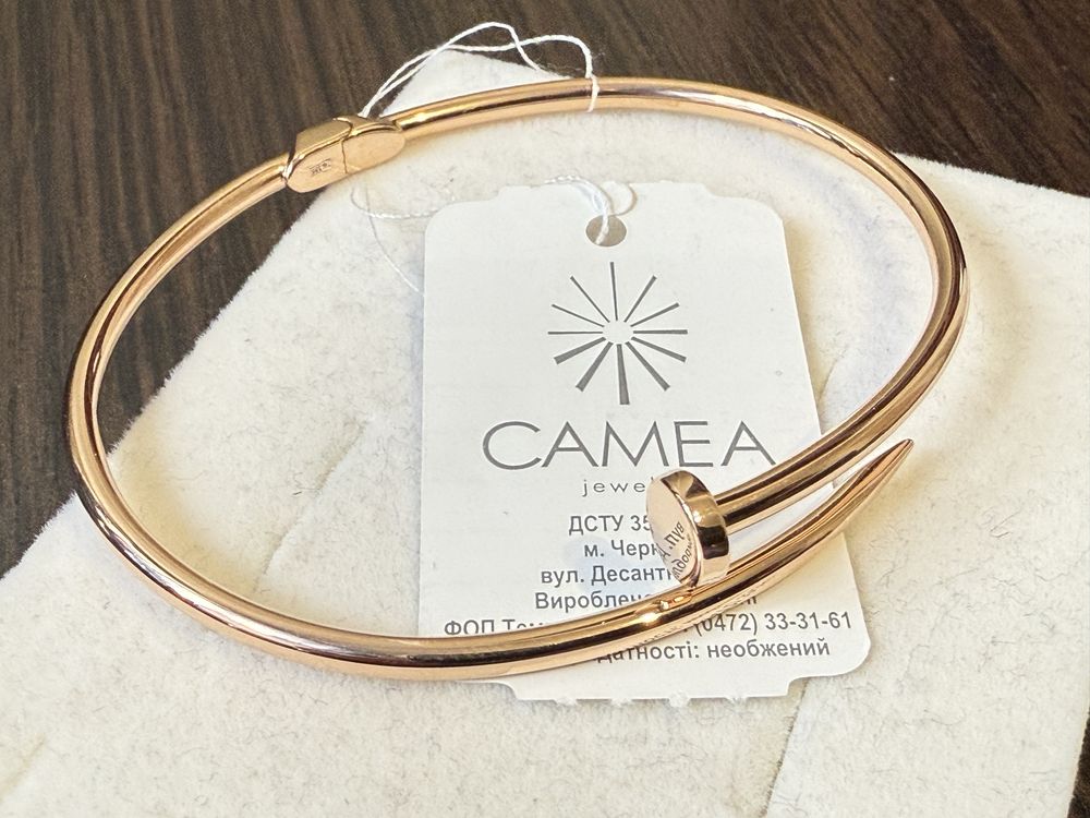 Золотой браслет Cartier гвоздь 585 проба распродажа