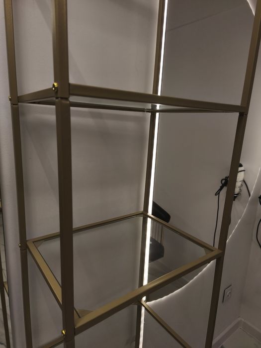 Regał szklany 178 cm x 40 cm