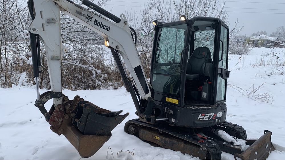 2020 Bobcat E27Z 1318mth, 4łyżki, szybkozłącze FV