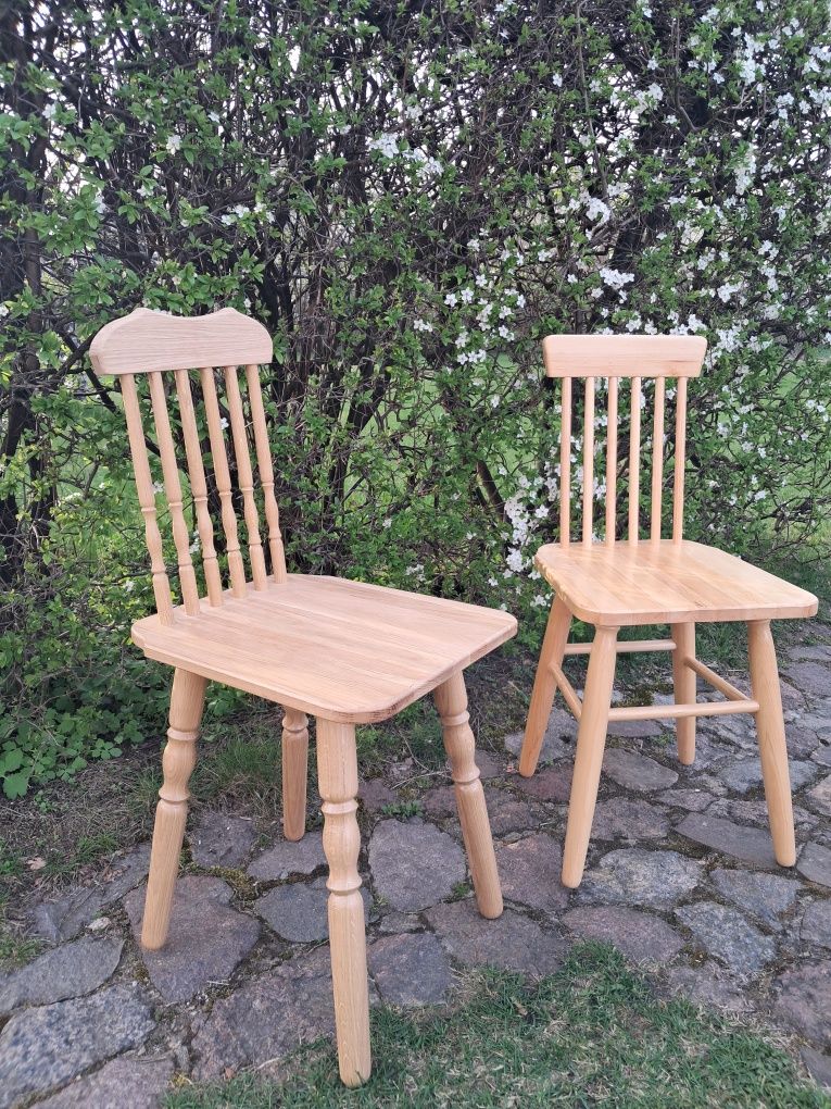 Krzesło drewniane kuchnia/jadalnia dąb/olcha 81cm
