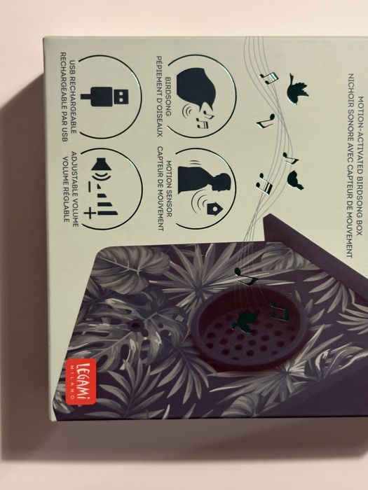 Caixa de Som Pássaros Legami The Sound of Nature