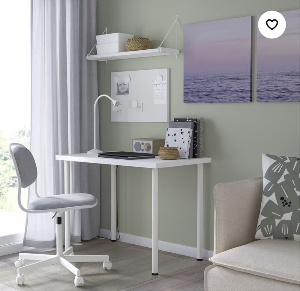 Mesa/Secretaria branca IKEA