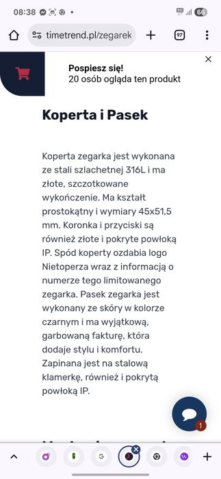 Okazja zegarek batman